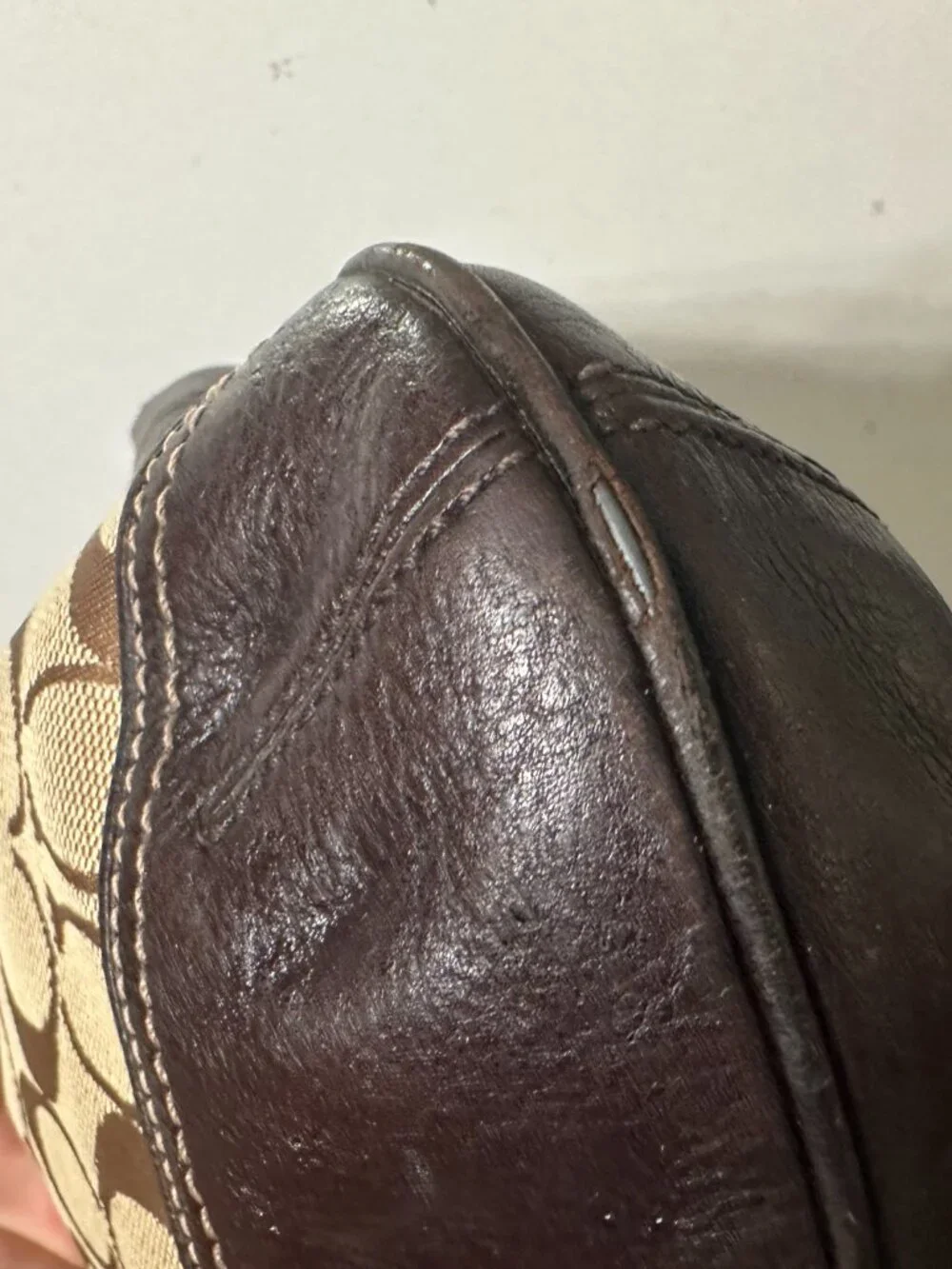 Coach Signature Canvas Hamptons Hobo- vintage Y2K - Picture 2 of 5